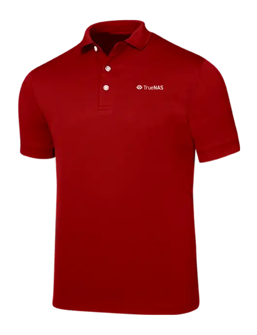 Callaway Ottoman Red Polo w/TrueNAS Logo
