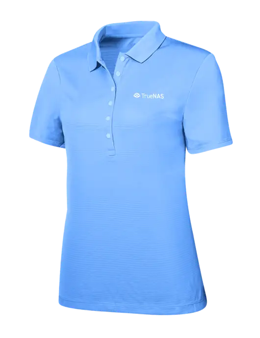 Callaway Womens Ottoman Light Blue Polo w/TrueNAS Logo