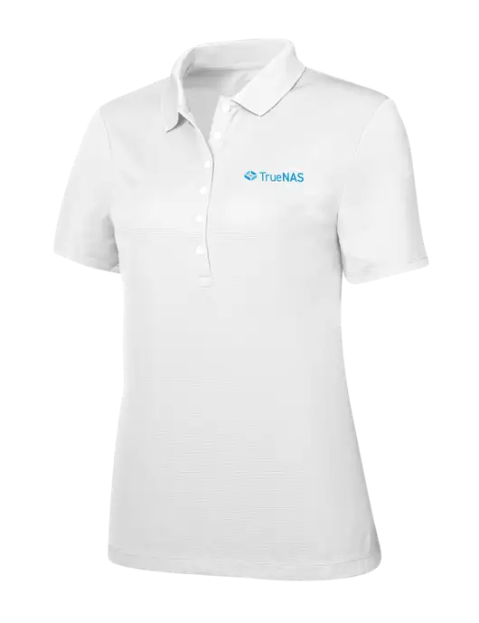 Callaway Womens Ottoman Bright White Polo w/TrueNAS Logo