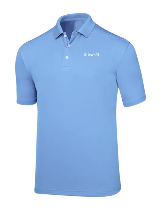 Callaway Core Light Blue Performance Polo w/TrueNAS Logo