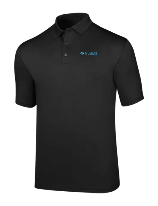 Callaway Opti-Dri Black Chev Polo w/TrueNAS Logo