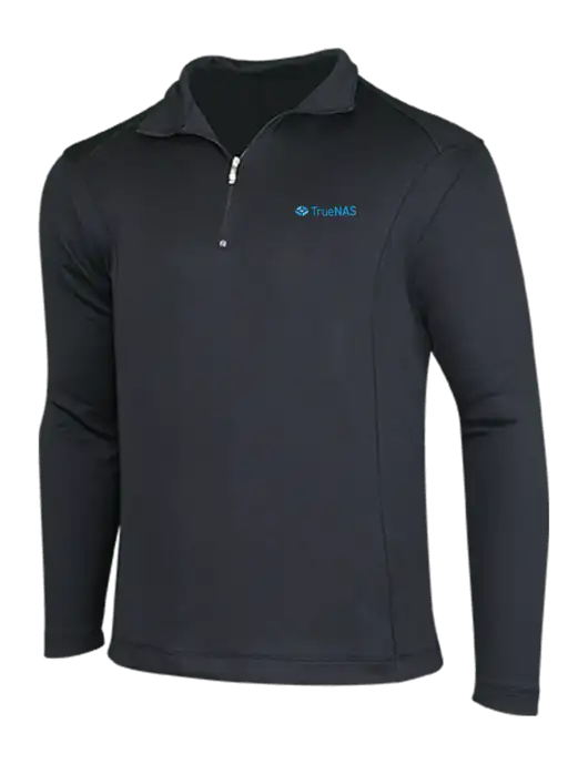 NIKE Black Sport Cover-Up w/TrueNAS Logo