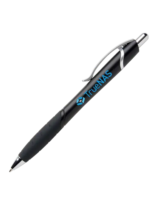 Summerhill Black Pen - Black Ink w/TrueNAS Logo