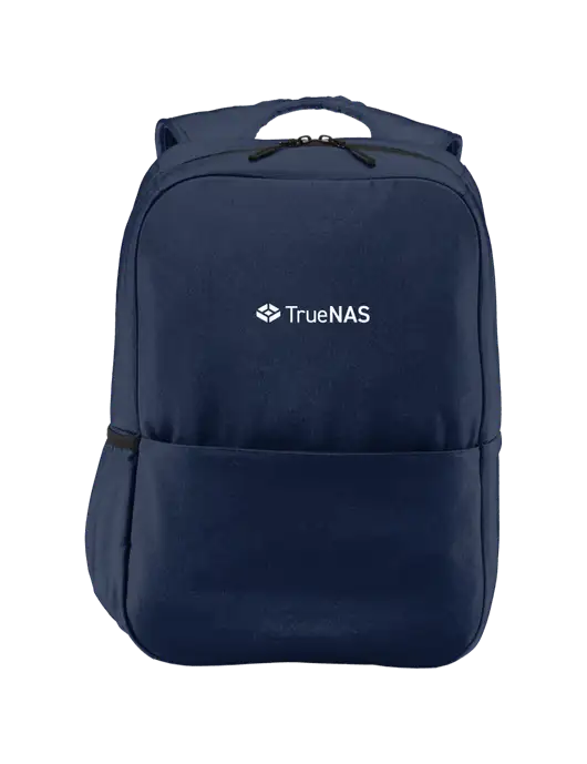 Access Square Laptop River Blue Navy Backpack w/TrueNAS Logo