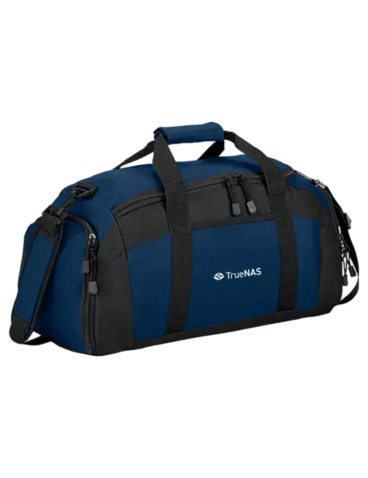 Everyday Navy Gym Bag w/TrueNAS Logo