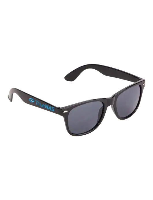 Daytona Black Sunglasses w/TrueNAS Logo