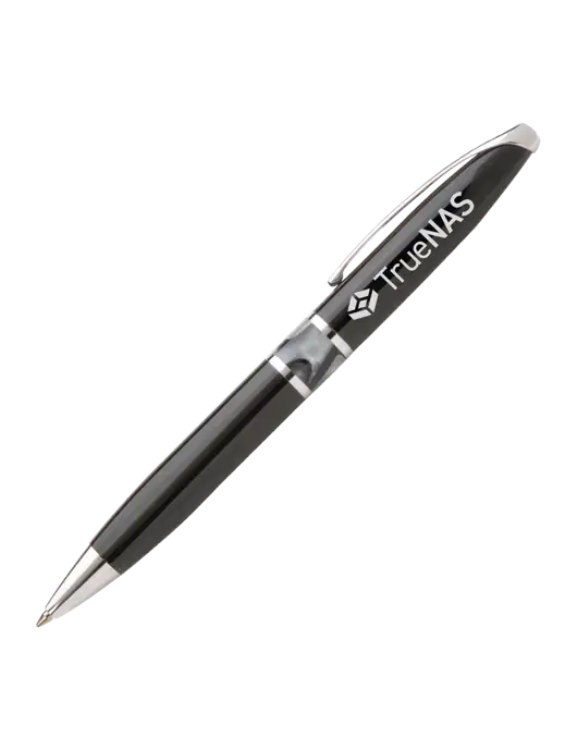 Illusion Black Pen - Black Ink w/TrueNAS Logo