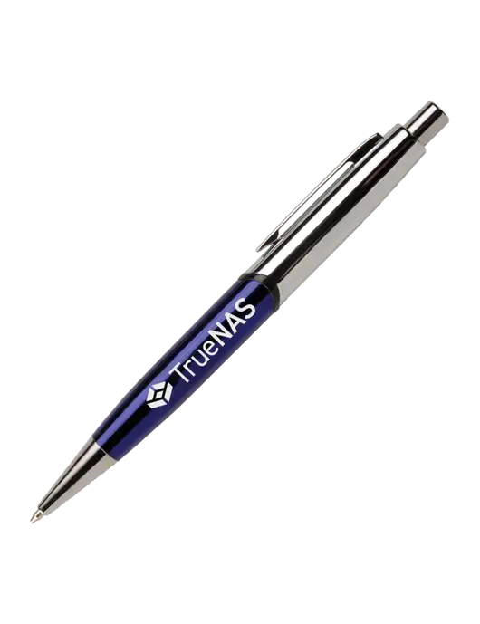 Chimera Blue Pen - Black Ink w/TrueNAS Logo