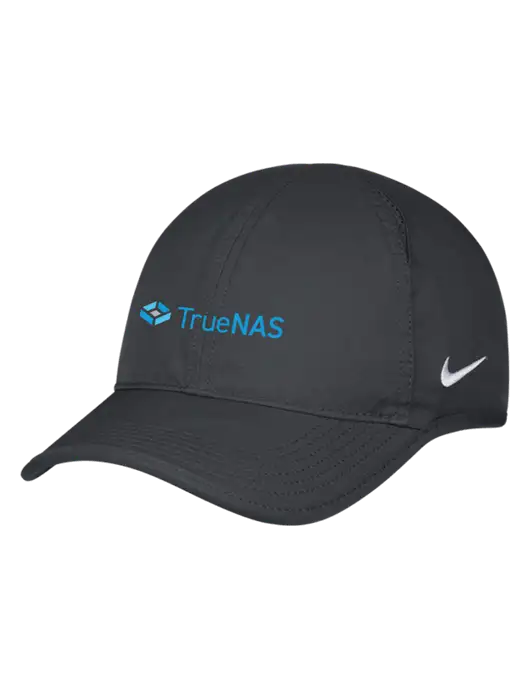 Nike Charcoal Featherlight Cap w/TrueNAS Logo