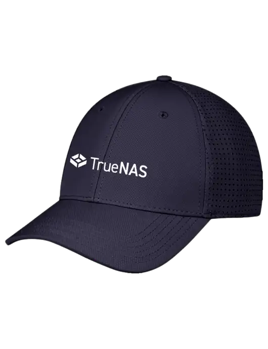 Navy Performance Stretchable Cap Hook & Loop w/TrueNAS Logo
