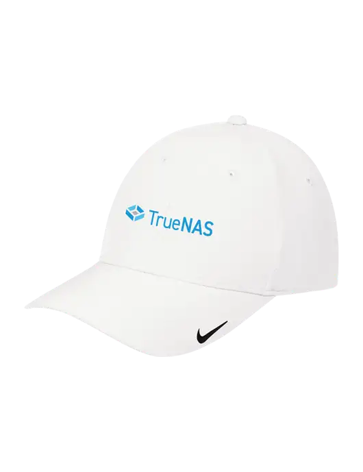 Nike White Dri-FIT Legacy Cap w/TrueNAS Logo