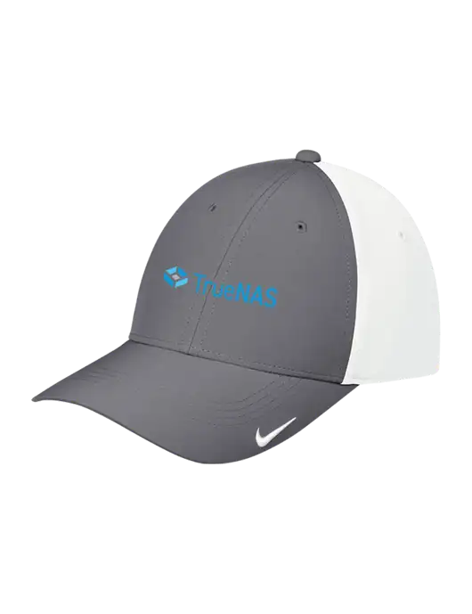Nike Dark Grey/White Dri-FIT Legacy Cap w/TrueNAS Logo