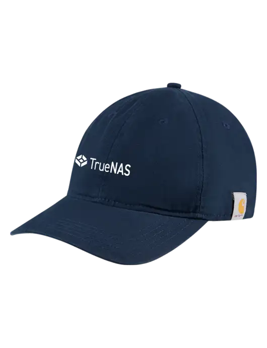 Carhartt Navy Cotton Canvas Cap w/TrueNAS Logo