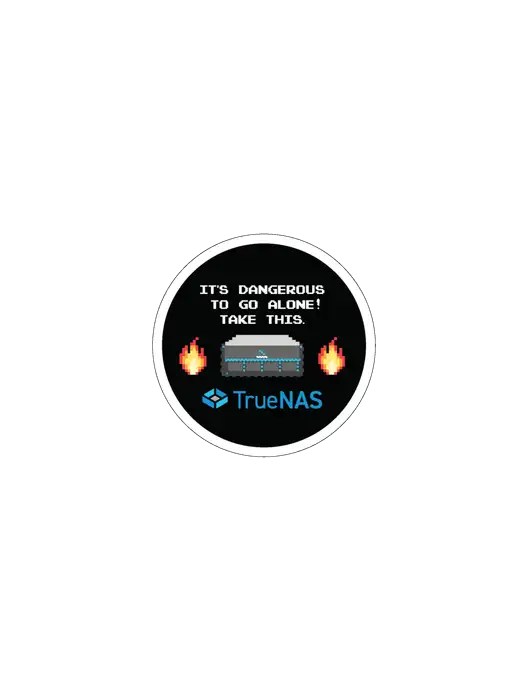 TrueNAS Zelda 3.5" Decal