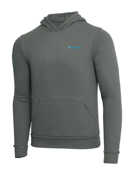 BELLA+CANVAS Heather Grey Sponge Fleece Pullover Hoodie w/TrueNAS Logo