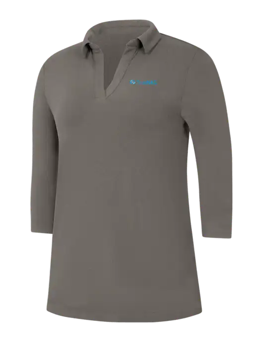 Womens Dark Grey Luxe Knit Tunic w/TrueNAS Logo